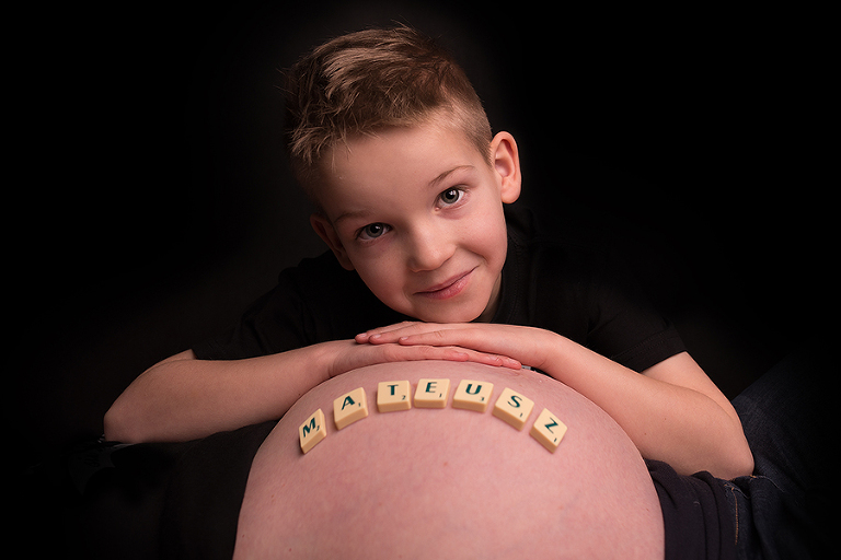 Police fotograf sesja ciążowa