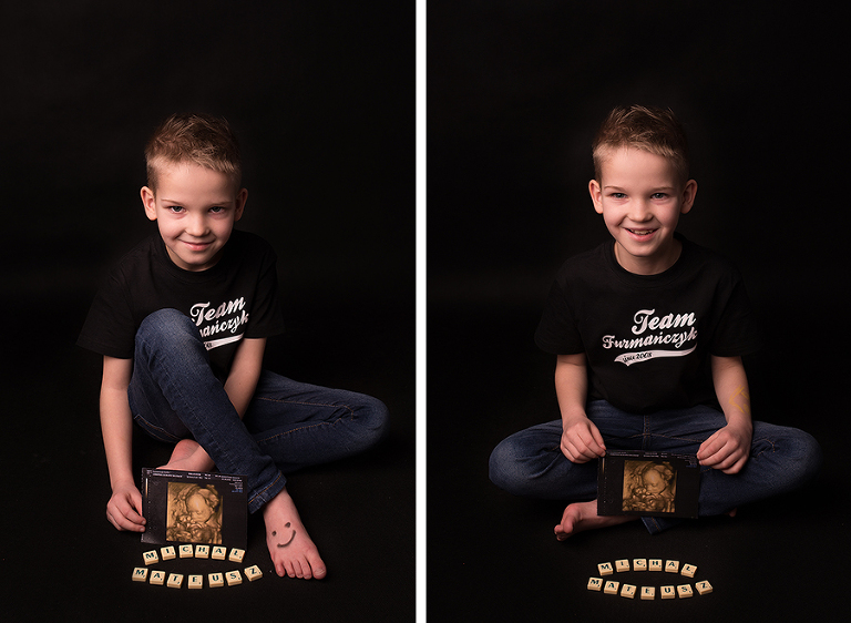 Police fotograf sesja ciążowa