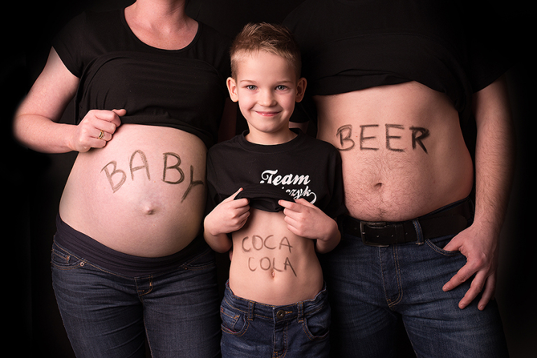 Police fotograf sesja ciążowa