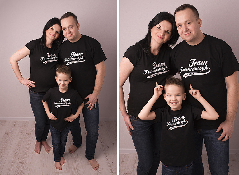 Police fotograf sesja ciążow