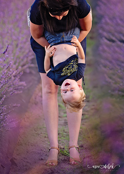 sesja w lawendzie Police Szczecin sesja lawenda