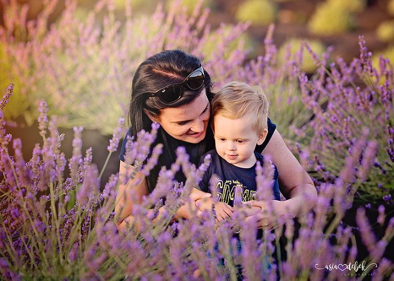 sesja w lawendzie Police Szczecin sesja lawenda