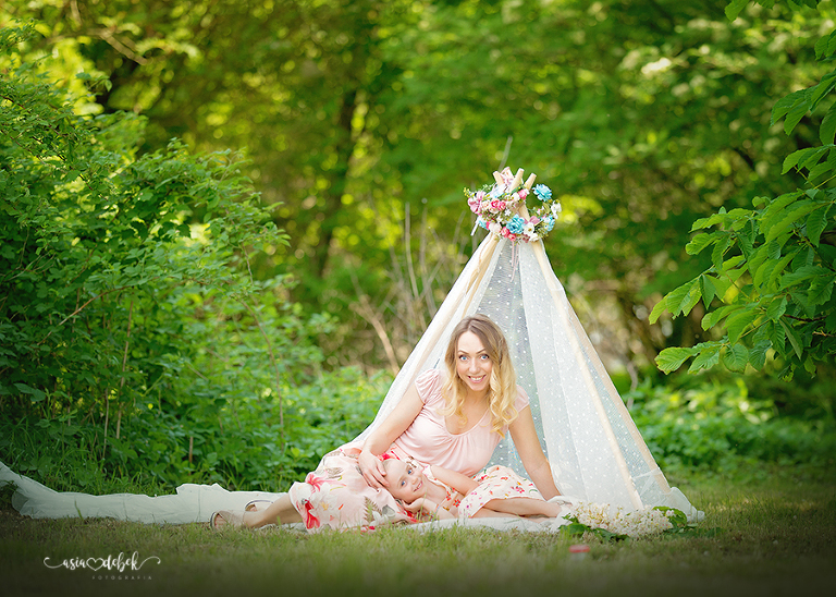 Police "Mama i ja" czyli sesja z okazji Dnia Mamy