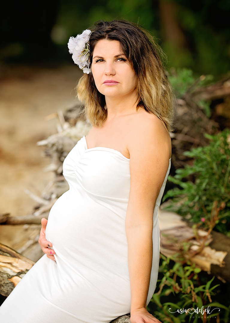 Police fotograf sesja ciążowa