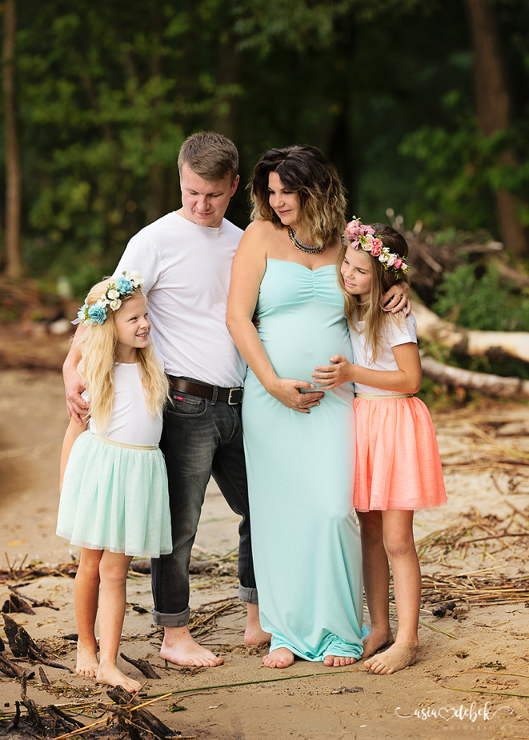 Police fotograf sesja ciążowa