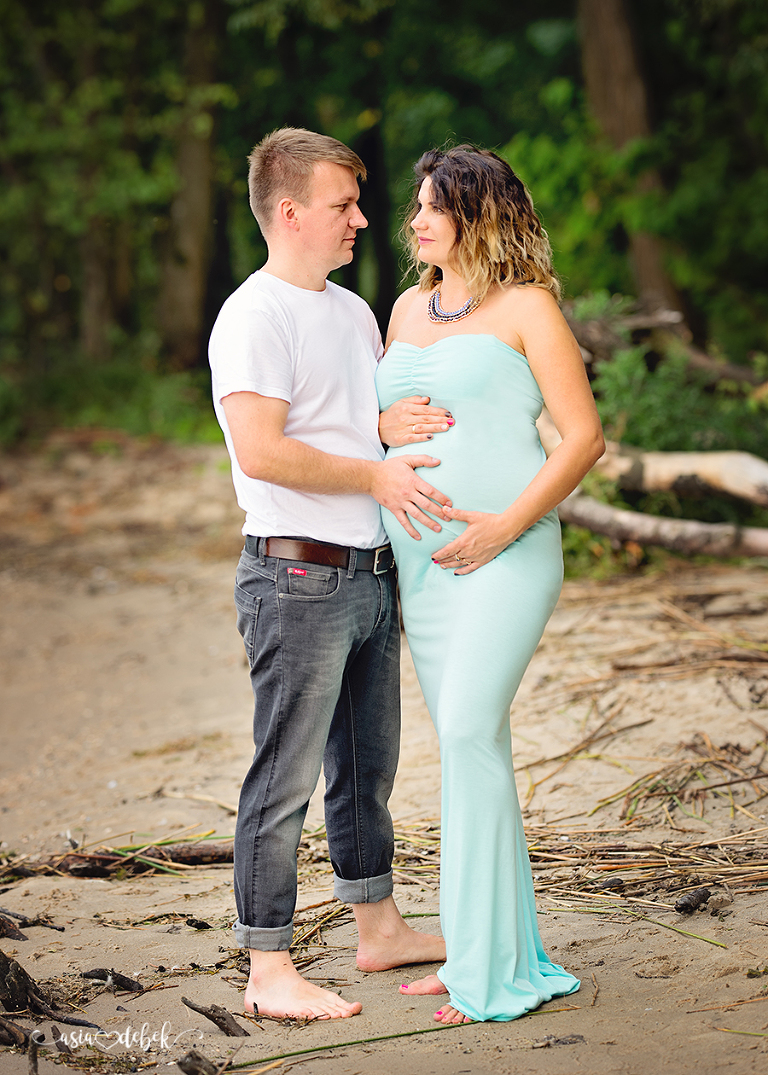 Police fotograf sesja ciążowa
