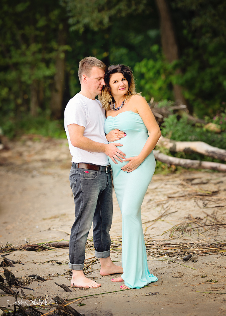 Police fotograf sesja ciążowa