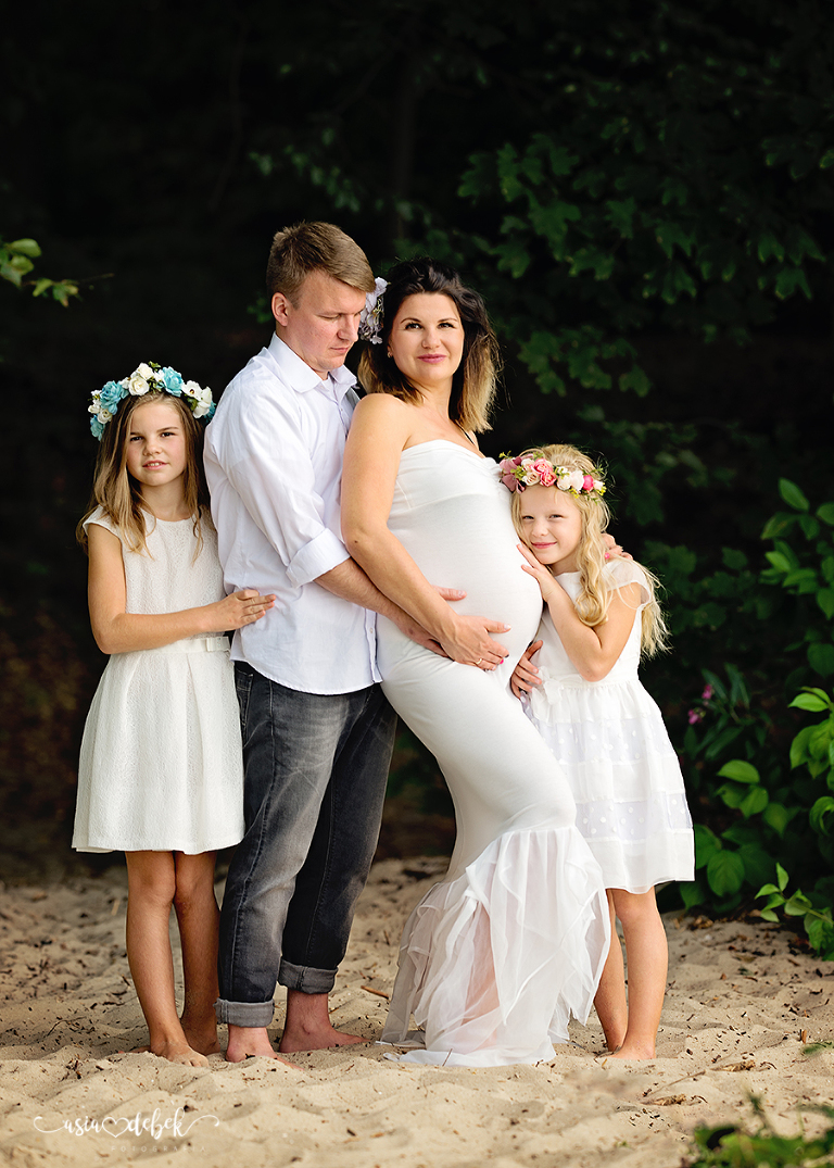 Police fotograf sesja ciążowa