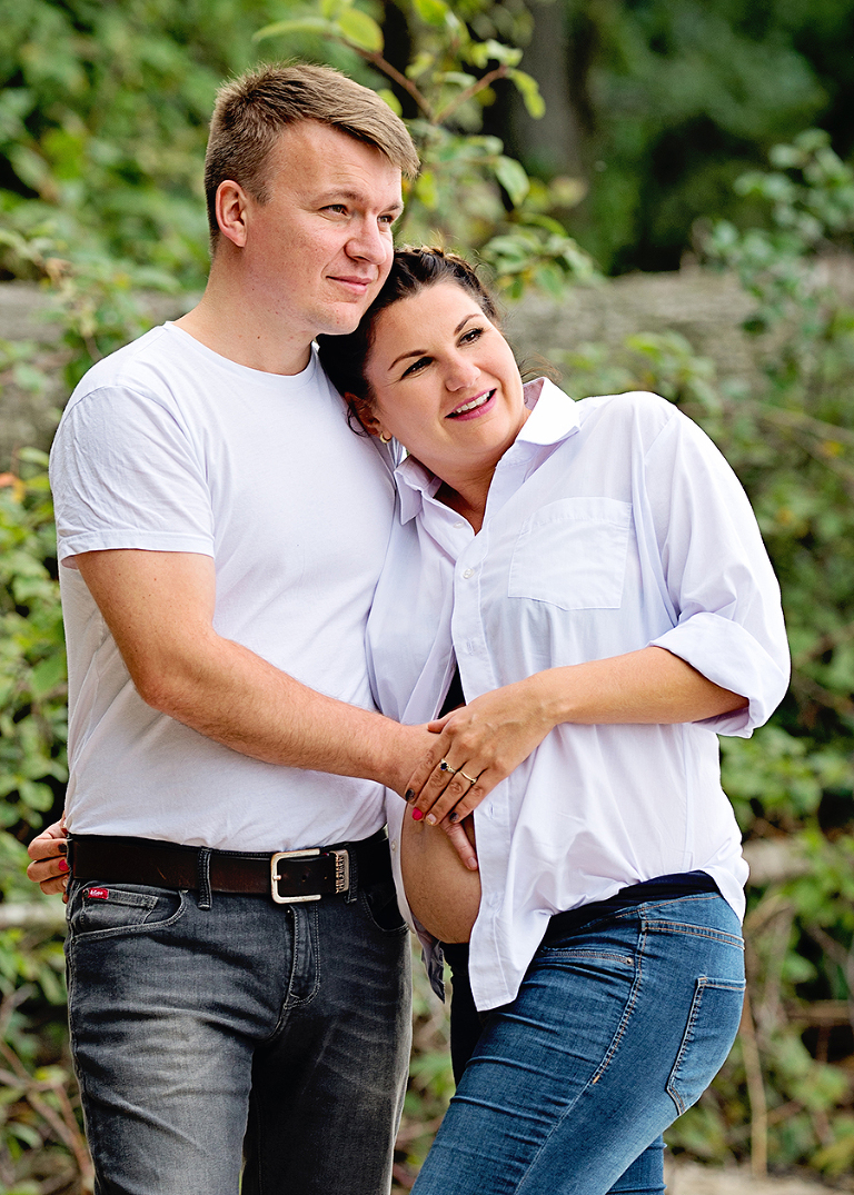 Police fotograf sesja ciążowa