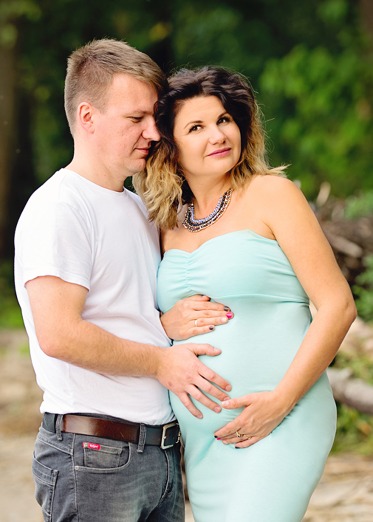 Police fotograf sesja ciążowa