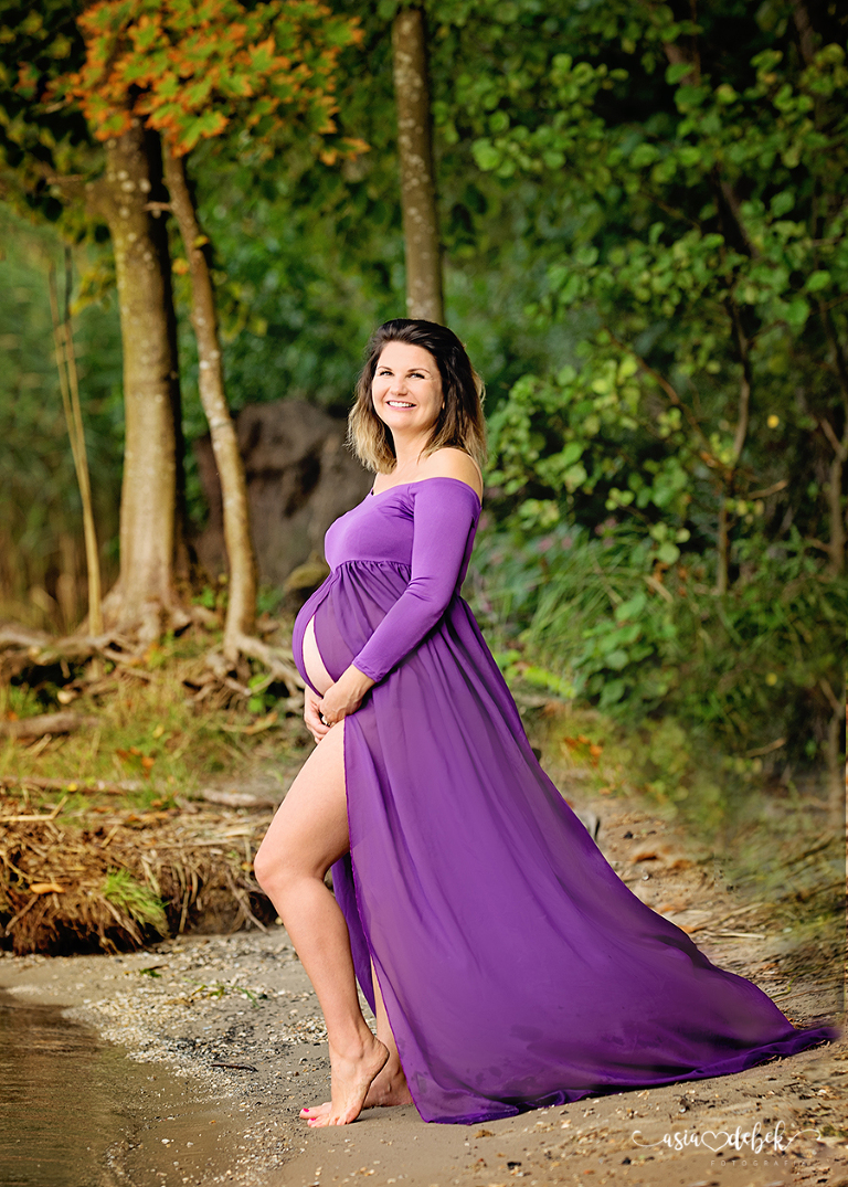 Police fotograf sesja ciążowa